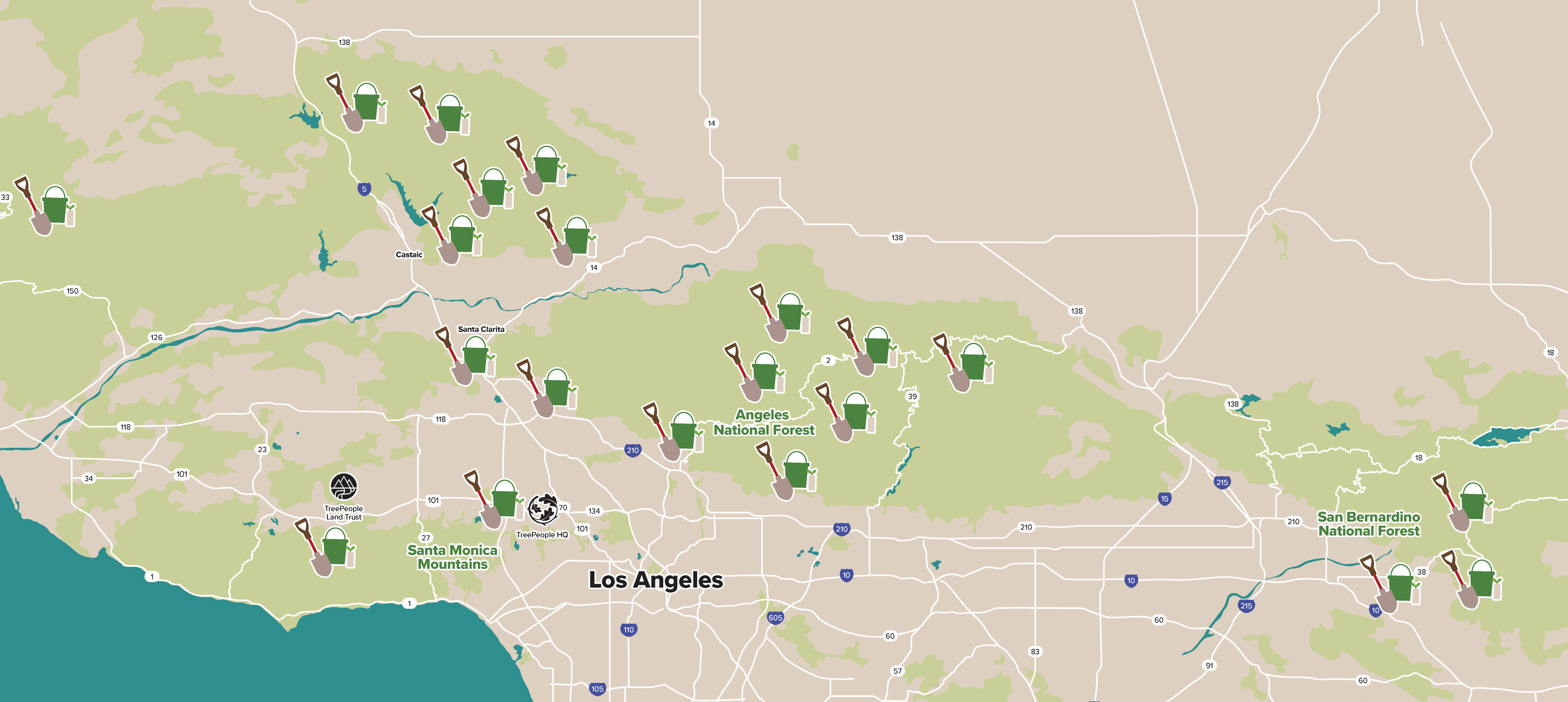 Current Project Areas Map
