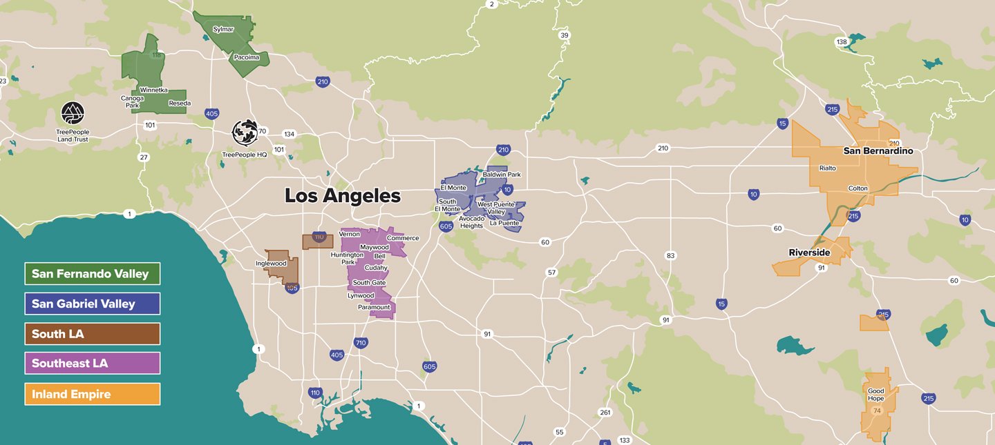 Current Project Areas Map